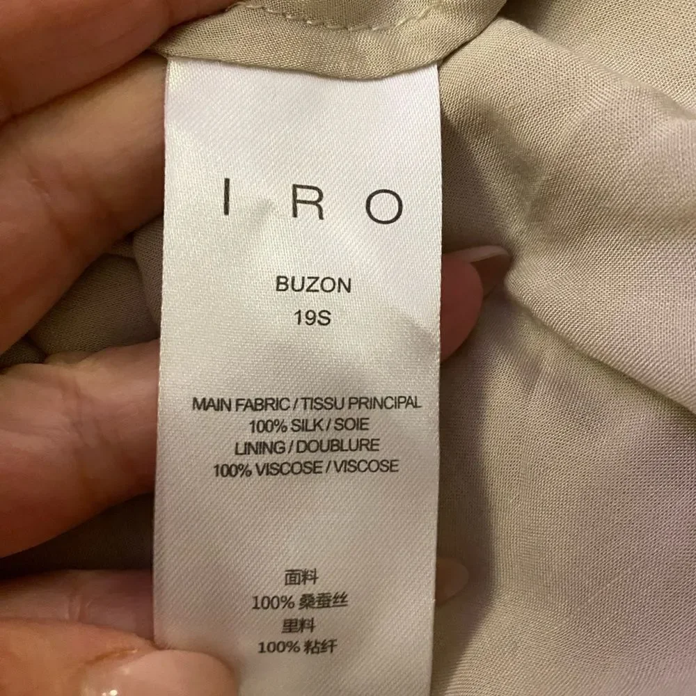 Iro 100% silk dress, size 36(S)